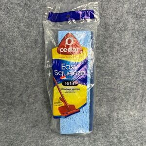 O Cedar Easy Squeeze Sponge Mop Refill Absorbent Sponge for Hinge Mop NEW SEALED